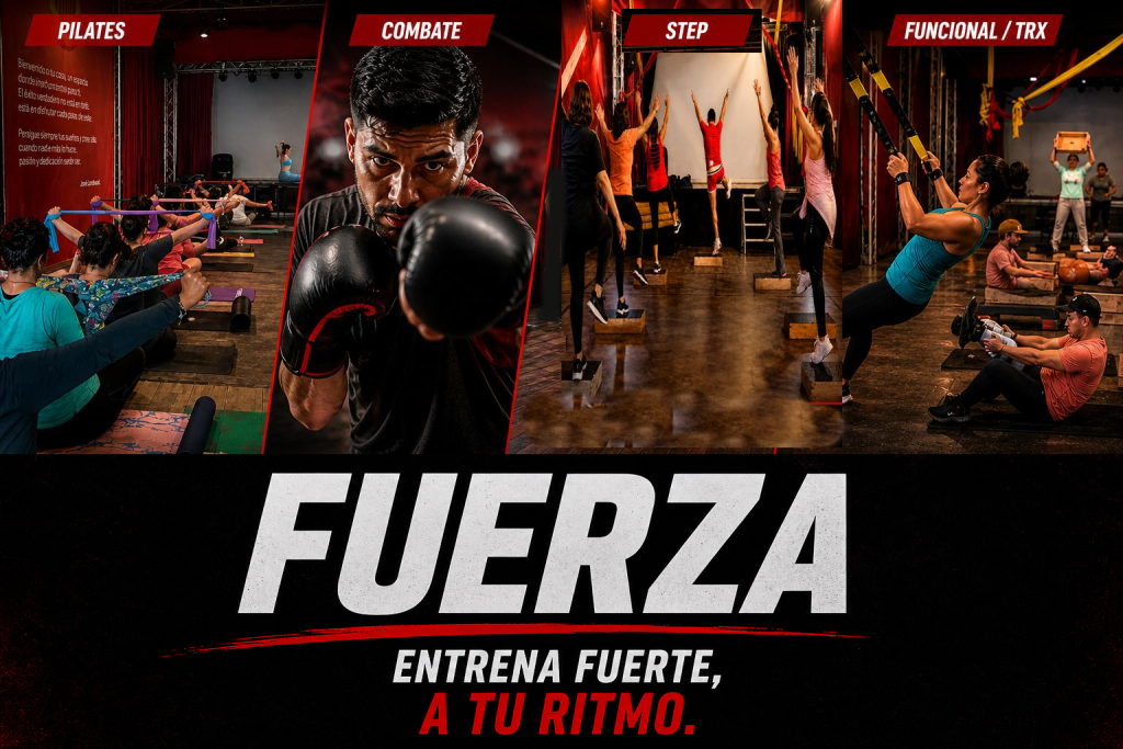 Entrenamiento funcional en Lindavista con TRX, Combate, Step y Pilates Power para desarrollar fuerza y condición física en Body Zen Fitness