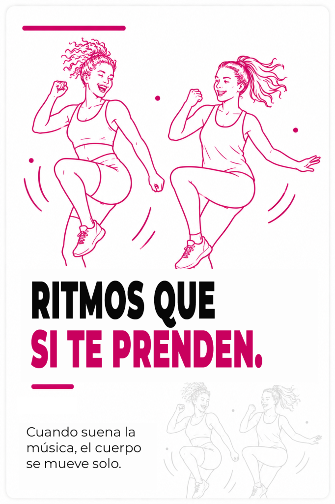 Clase de Zumba en Lindavista con música motivante ritmos dinámicos y ejercicio cardiovascular en Body Zen Fitness