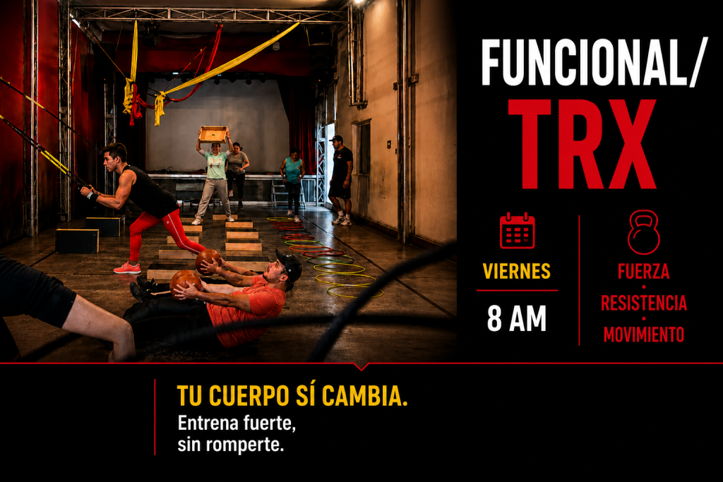 Entrenamiento funcional con TRX en Lindavista para desarrollar fuerza resistencia y condición física en Body Zen Fitness