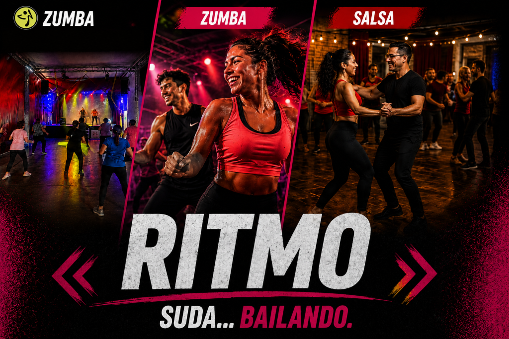 Zona Ritmo en Lindavista con Zumba Aerodance Salsa para bailar ejercitarse y disfrutar el movimiento en Body Zen Fitness